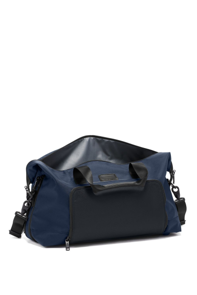 Alpha Double Expansion Travel Satchel Navy
