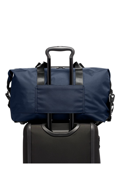 lpha Double Expansion Travel Satchel Navy