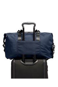 Alpha Double Expansion Travel Satchel Navy