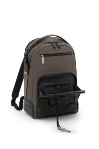 HARRISON Warren Backpack |  Taupe/Black Woven