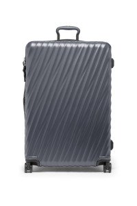 Large Expandable Checked Luggage 76cm| Grey Texture