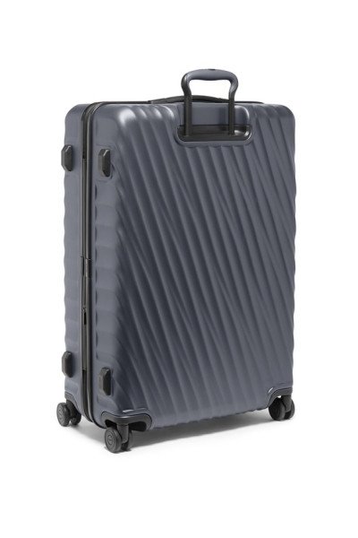 Large Expandable Checked Luggage 76cm| Grey Texture