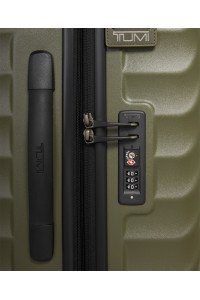 Extended Trip Expandable Checked Luggage 76 cm | Olive Texture