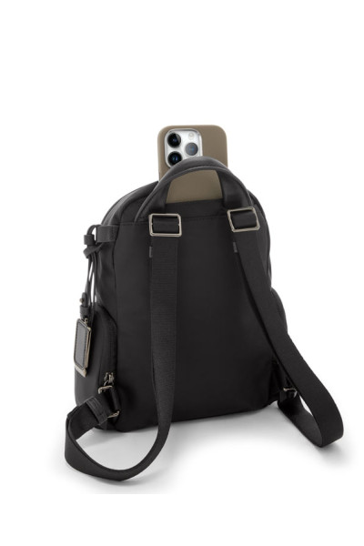 Celina Small Backpack | Black/Gunmetal