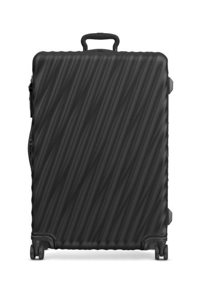 Extended Trip Expandable Checked Luggage 76 cm | Black Texture